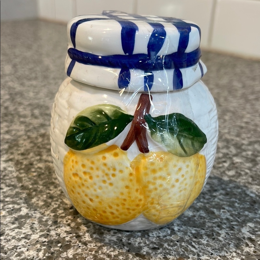 Vintage Mott’s Ceramic Sugar Jar